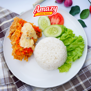 AMAZY AYAM GEPREK MOZARELLA
